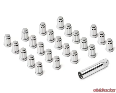Quadratec 23 Piece Spline Drive Wheel Lug Nut & Socket Kit in Chrome for Jeep 2011-2021 - 92806 9022